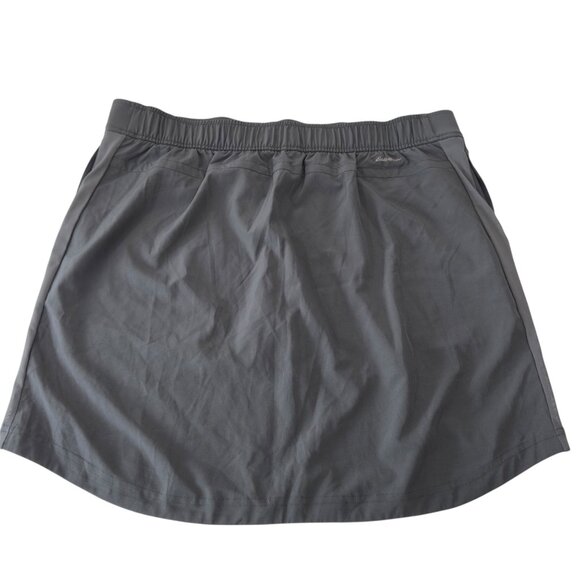 Eddie Bauer Women SZ XXL Gray Athletic Skort Built-In Shorts Stretchy Activewear - Picture 8 of 9